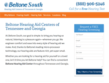 Tablet Screenshot of beltonesouth.com